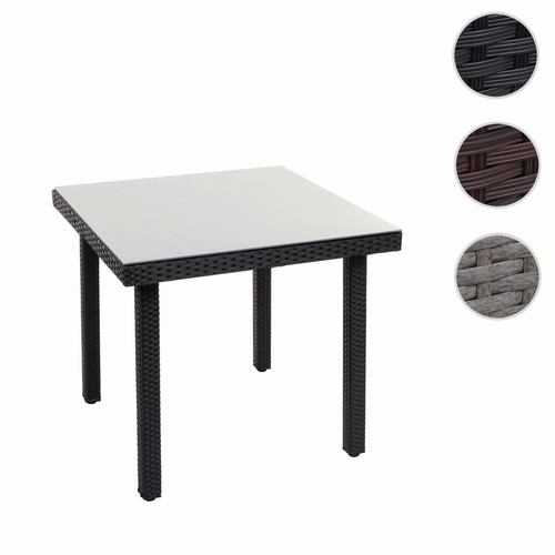 Poly rattan gartentisch - poly-rattan, cava