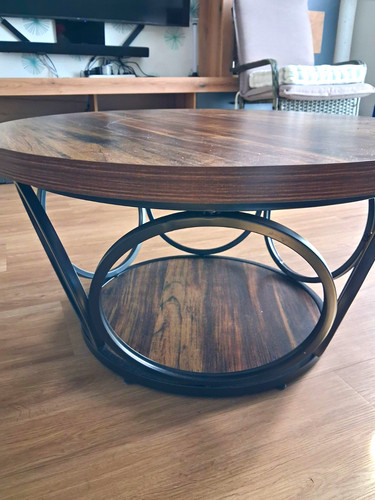 Runder couchtisch 80x80x50 - runder,
