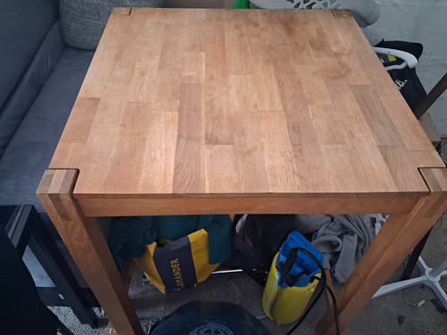 Rechteckiger holz esstisch - rechteckiger, holz-esstisch