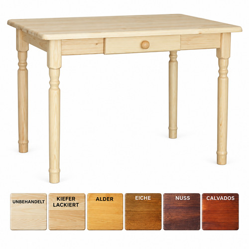 Esstisch kiefer massivholz mit - esstisch,