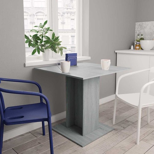 Esstisch grau sonoma - grau, 80x80x75