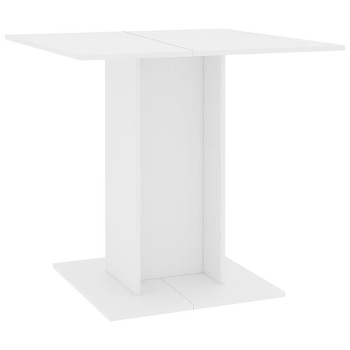Esstisch weiß 80x80x75 - weiß,
